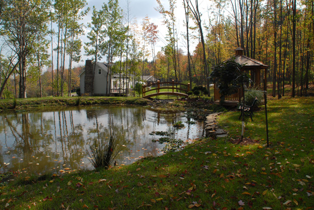 Koi Pond and Gazebo